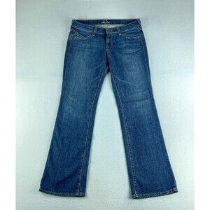 Old Navy The Diva Womens Blue Jeans Tag Size 4 (32x31) Low Rise Bootcut Denim